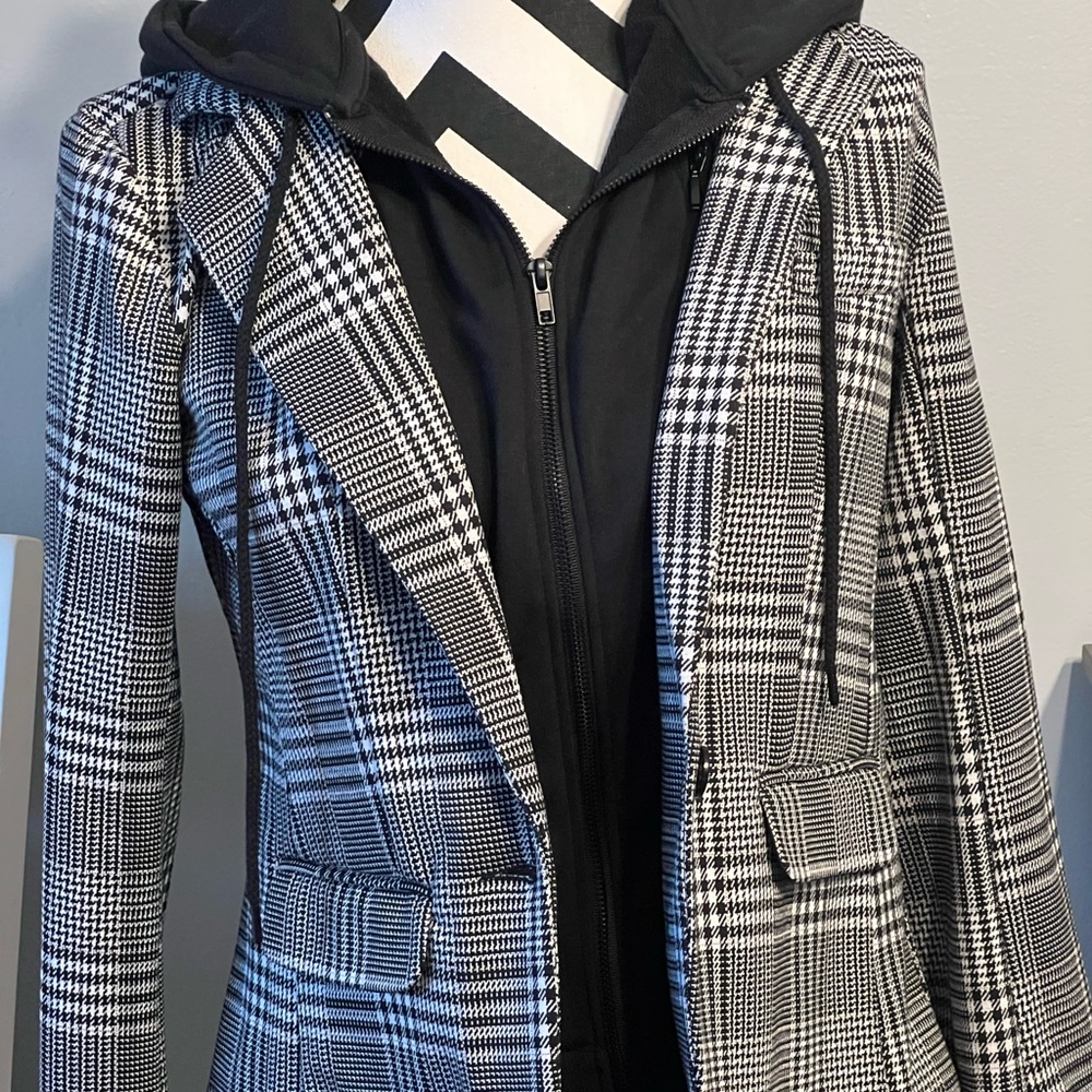 Blazer with hoodie